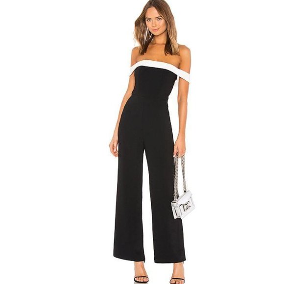 superdown Pants - NWT SUPERDOWN Camillia Colorblock Jumpsuit S